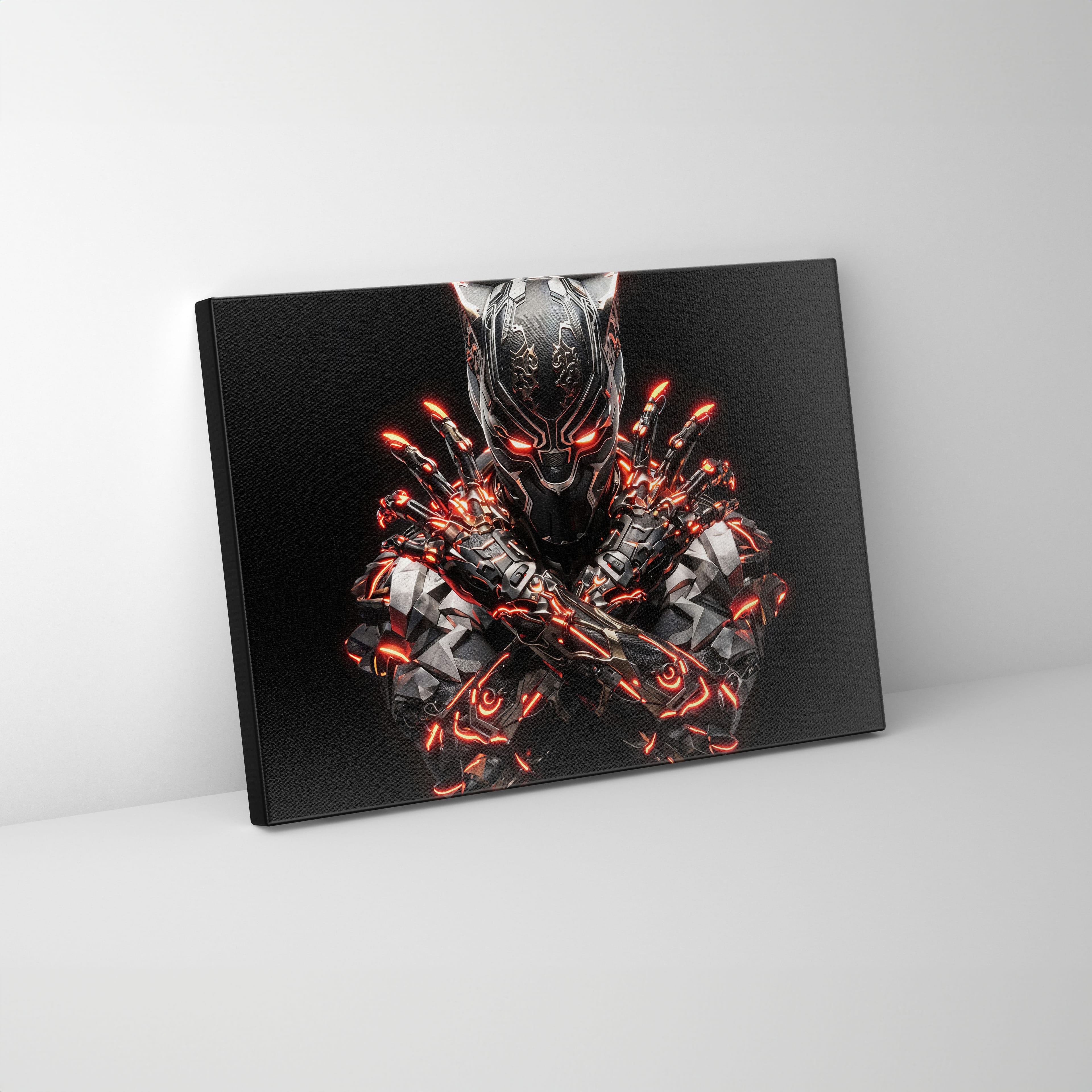 Black Panther Portre Kanvas Tablo